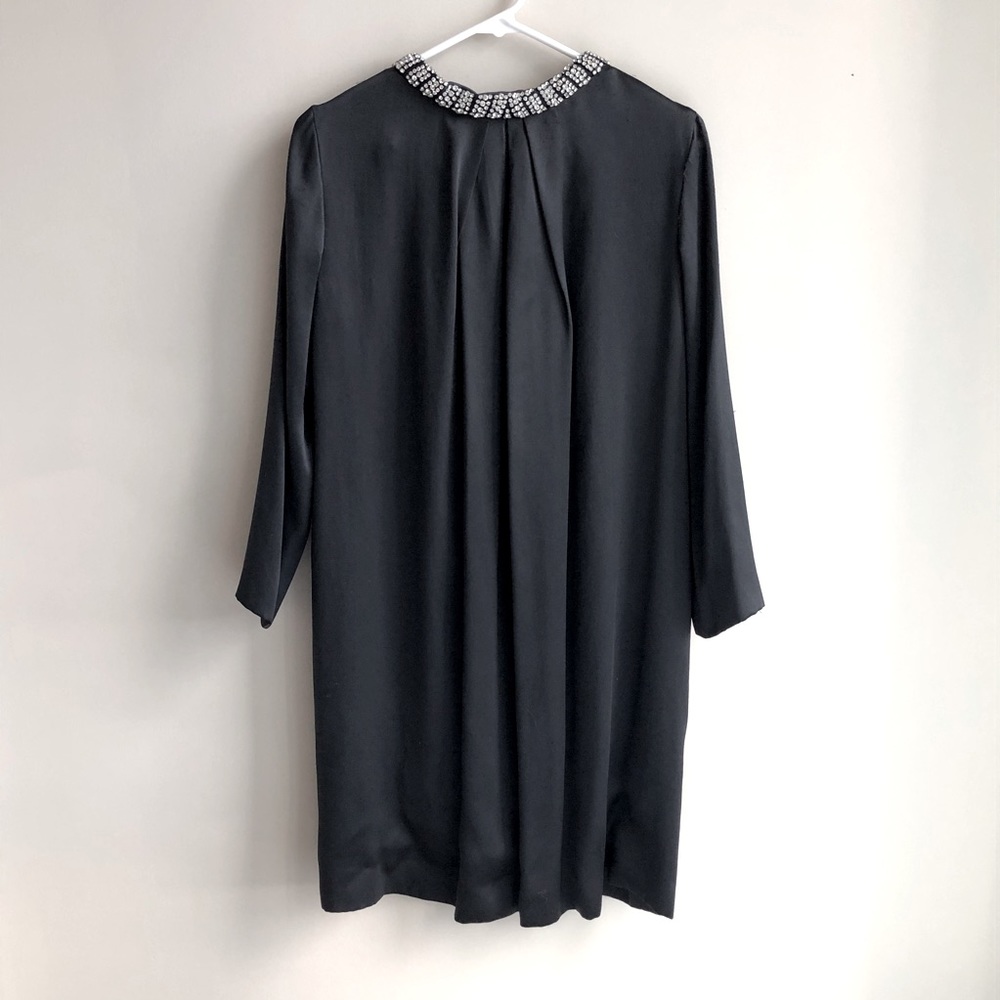 Chloé Silk black grey Knee-Length Dress size S